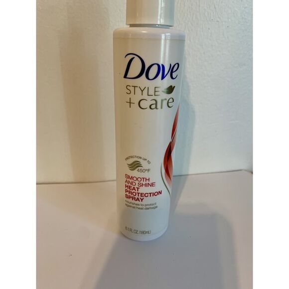 Dove Heat Protection Spray Smooth & Shine 6.1oz 450 Degree Damaged Hair Rare - Picture 3 of 6